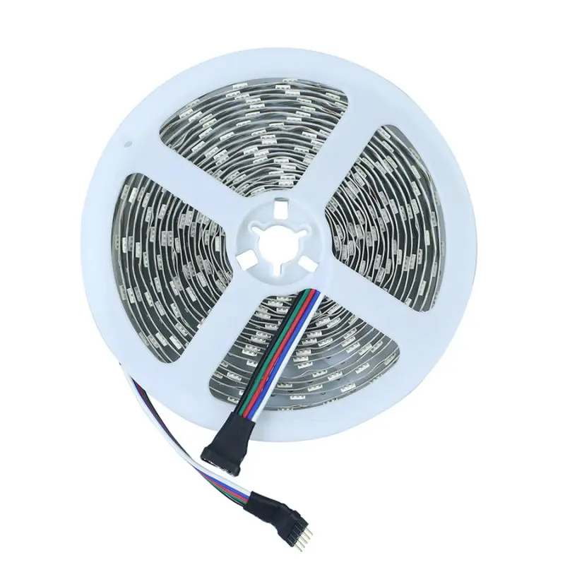 Di modo 16.4FT 5M SMD 5050 HA CONDOTTO La Striscia RGB Impermeabile 300LED RGB Che Cambia La Luce Flessibile Striscia di LED