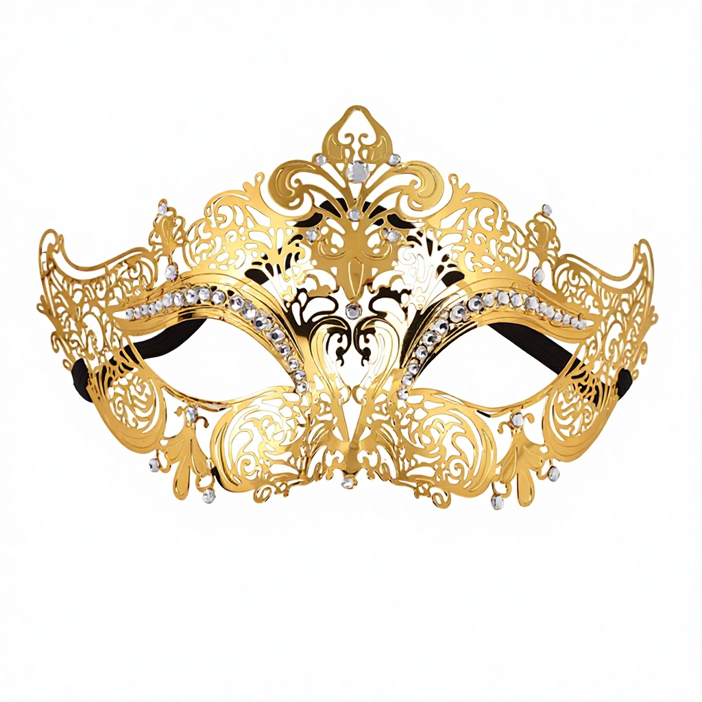 Large pointed-gold plated
