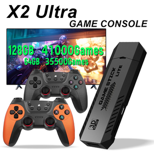 Topleo <span class=keywords><strong>arcade</strong></span> <span class=keywords><strong>mini</strong></span> jogo vara máquina sem fio vídeo 4k portátil handheld jogo console retro jogo vara
