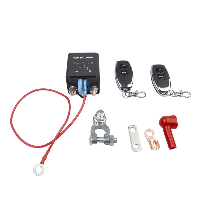 Kit de interruptor de controle remoto 12V de alta qualidade, cabo de relé de partida e interruptor de interruptor, produto premium