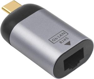 High Quality Mini Gigabit RJ45 Female to <strong>Type</strong> C Male Adapter Lan <strong>Network</strong> Converter USB 3.0 <strong>Connecter</strong> for Laptop Ethernet Router - Product Image 1