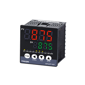 AiFUZZY875 LED horno industrial 80 segmentos programa de tiempo rampa curva fuzzy PID controlador de temperatura inteligente con Modbus RS485