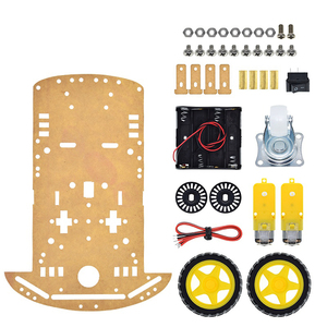 TZT New Motor Smart Robot Car Chassis Kit Speed Encoder Battery Box 2WD For <strong>Arduino</strong> <strong>Free</strong> Shipping - Product Image 6