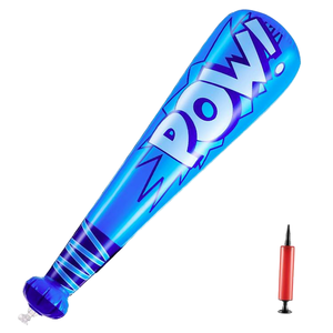 Professional Wood Grain Baseball <strong>Bat</strong> Inflatable Toy PVC Stock Wooden Stick Maple Refueling Inflatable <strong>Bat</strong> - Product Image 1