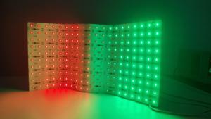 Yüksek parlaklık Led üreticisi renkli akıllı aydınlatma 5050 RGBCCT 200leds reklam esnek Led panel levha - Product Image 4