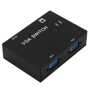 2 De entrada 1 salida VGA interruptor 2 en 1 Plug and play VGA XVGA... SVGA... UXGA y Multisync pantalla interruptor divisor de adaptador
