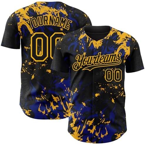 Black Royal Blue Yellow