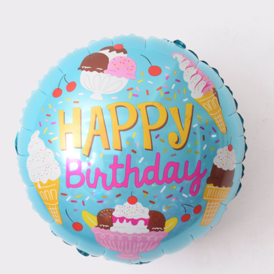 Ice Cream Birthday Balloon