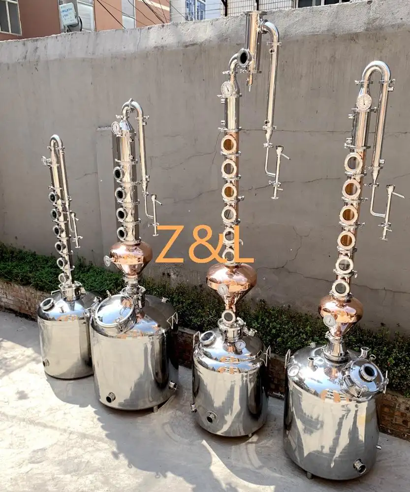 Home Distiller 4インチCopper Reflux Still For Vodka Rum Gin Whisky Distillery