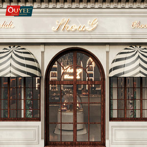 Cửa hàng kẹo hiển thị sô cô la thiết kế cửa hàng sô cô la giá gỗ Tủ tùy chỉnh kính Showcase Cookie hiển thị - Product Image 6