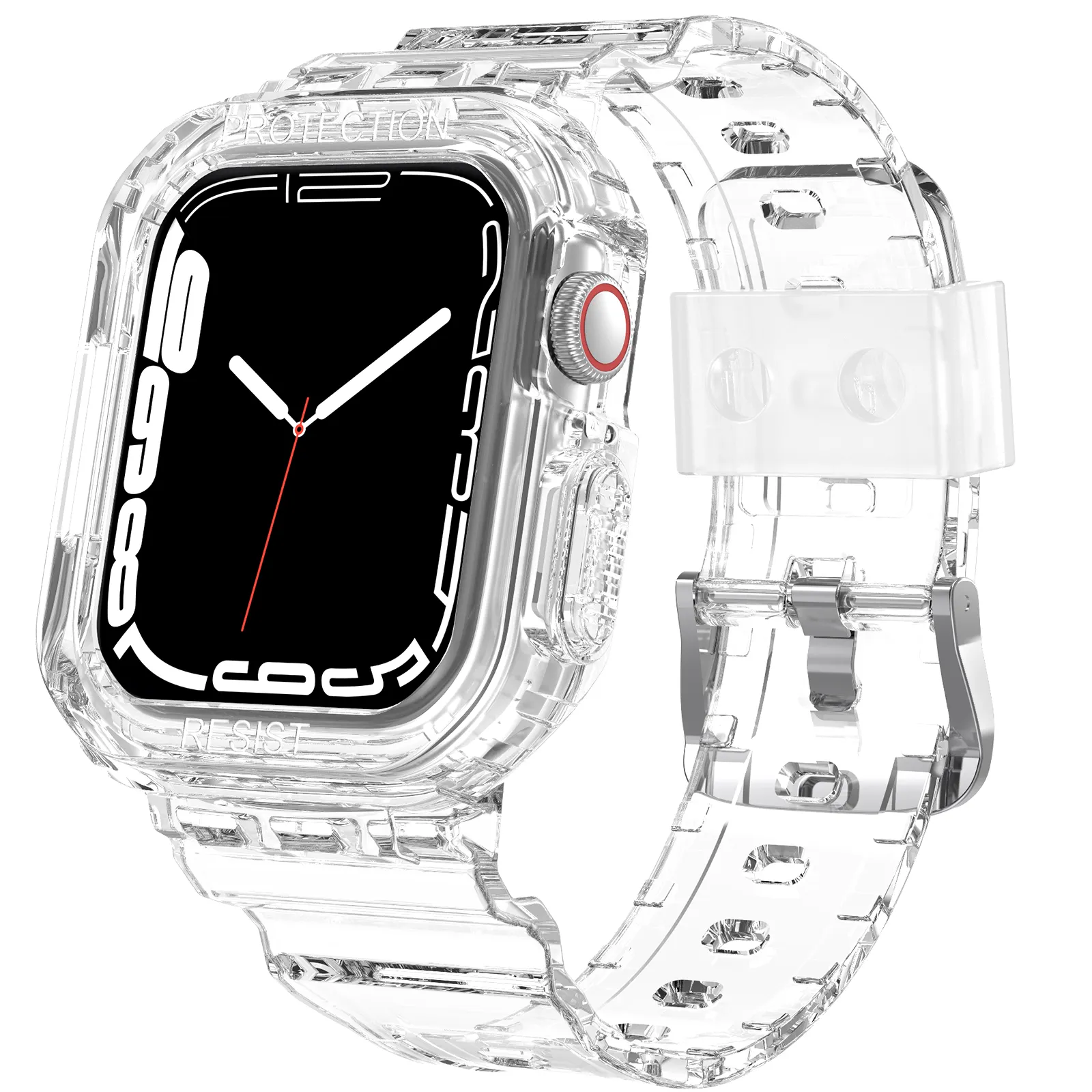Ремешок спортивный AhaStyle из мягкого ТПУ для Apple Smart Watch 38/40/42/44, ремешок из ТПУ для Apple Watch Band Iwatch 7