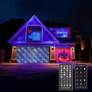Nuova App di controllo Smart fata luce indirizzabile RGB luci a LED Pixel luci a tendina stringa di programmazione decorazione Display