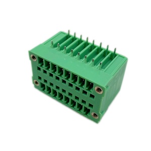 15EDGRHM-3.81MM <strong>double</strong> layer <strong>double</strong> row bent pin pull-out terminal <strong>block</strong> with ears - Product Image 5