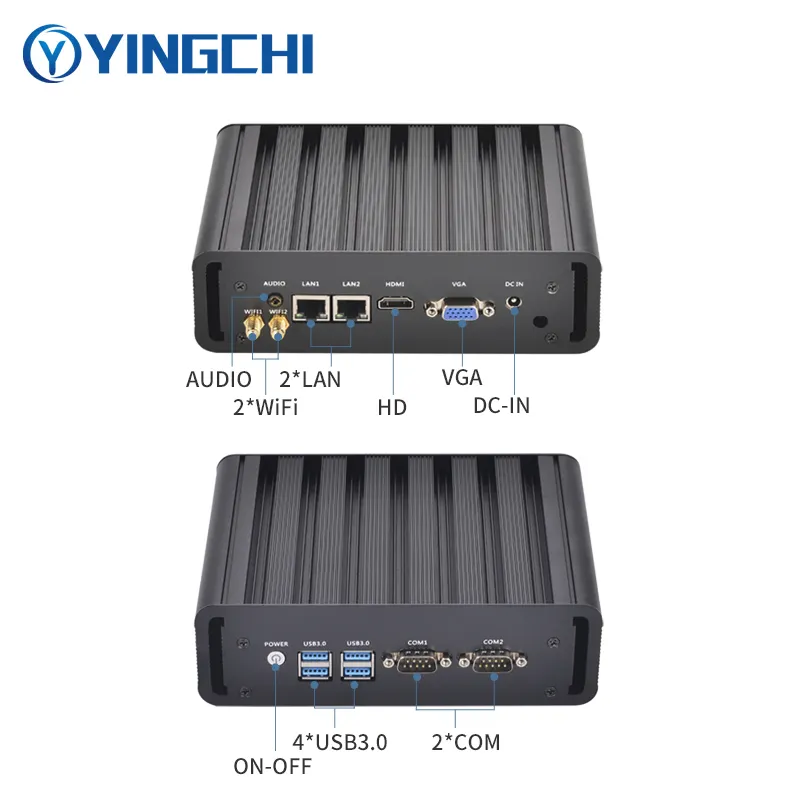 mini pc for business Low power i3 4005U i5 4200U i7 4500U dual gigabit ethernet win10 pro vga mini pc