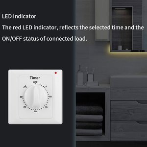 AC 220V Zeit schalt uhr Steuer pumpe Mechanischer Countdown-Steuer unterbrecher 30/60/120 Minuten Zeit schalt regler - Product Image 3