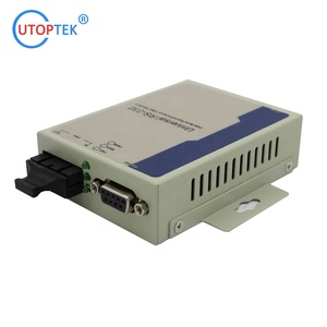 RS-232 DB9 to Dual ST Fiber Media Converter 2km 1310nm Multi-Mode Fiber <strong>Modem</strong> RS232 to Dual ST Converter for IP Network - Product Image 5