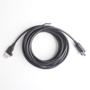 USB 2.0 Am Bm kablo çift vidalı tip B kablo Usb veri senkronizasyon yazıcı kablosu siyah PVC PE torba örgü PVC ceket, pvc mikro-usb - Product Image 4