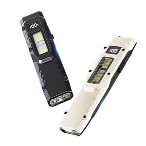 Chất Lượng Cao Nhấp Nháy Màu Đỏ Tím TYPE-C Có Thể Sạc Lại Ánh Sáng Đôi SOS Mini Túi Edc Cắm Trại Đèn Pin Chiến Thuật Đèn Pin - Product Image 1