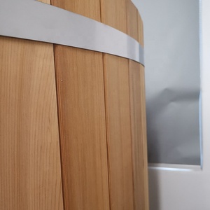 Hochwertiges Sauna fass Zubehör Sauna Barrel Schöpf löffel gefüttert Premium Pine Sauna Barrel - Product Image 4
