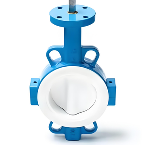 Volledige Ptfe Gecoate Split Body Vlinderklep Handmatige Bediening - Product Image 4