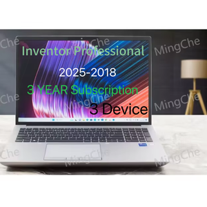 Inventore professionale 3 anni di abbonamento 2025-2018 per il Software di disegno di disegno AutoCAD per PC/Mac 3 dispositivi di licenza on-line Ho - Product Image 1