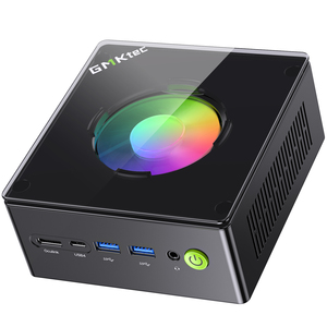มินิพีซีสำหรับเล่นเกมพร้อมช่องเสียบ AMD 2.5G LAN คู่8945HS R9 16GB RAM 512GB SSD Win 11 Pro คอมพิวเตอร์ขนาดเล็กพร้อมพัดลมระบายความร้อนสี - Product Image 1