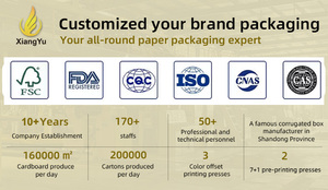 Nhà Sản Xuất Tùy Chỉnh Màu Đen Trắng In Các Tông Gửi Thư Hộp Mỹ Phẩm Xách Tay Sóng Vận Chuyển Hộp Với Logo Bao Bì - Product Image 4