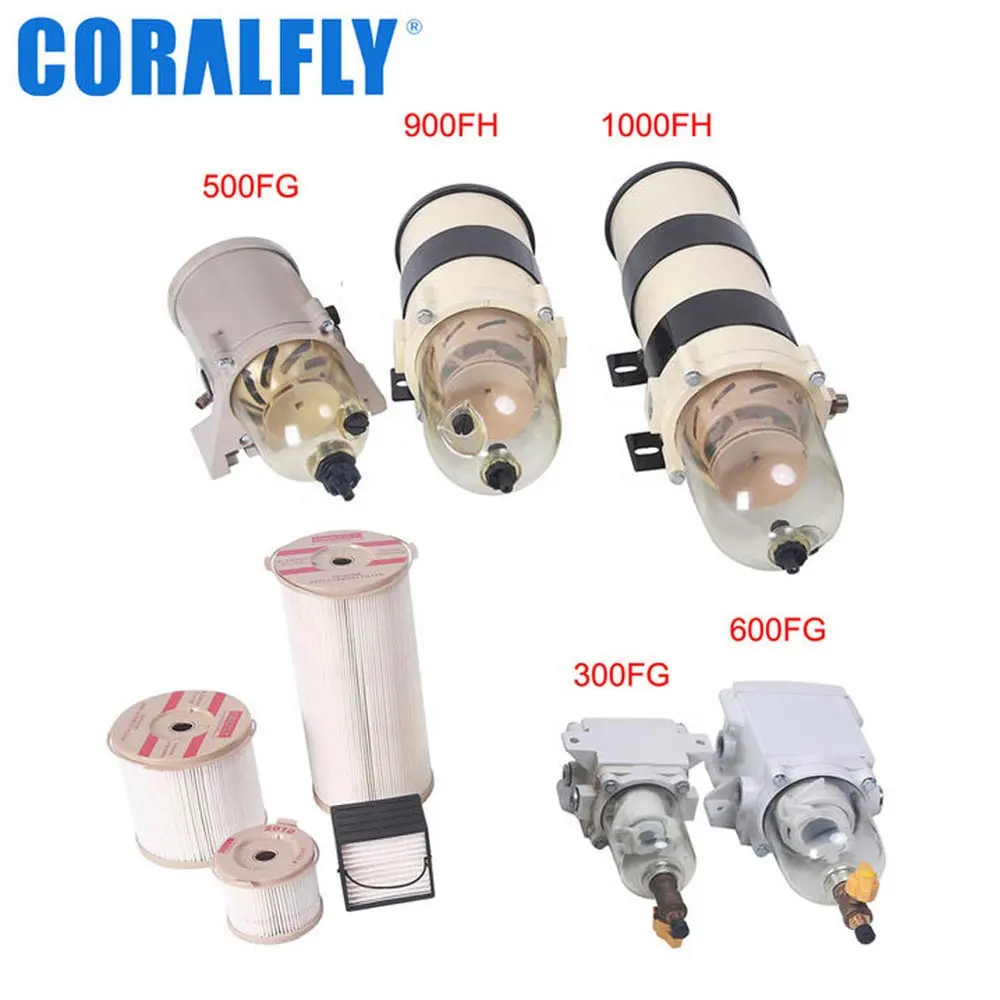 Coral fly OEM LKW Bagger Motor Diesel Kraftstoff Wasser abscheider Filter 2020PM Für Parker Racor Kraftstoff filter