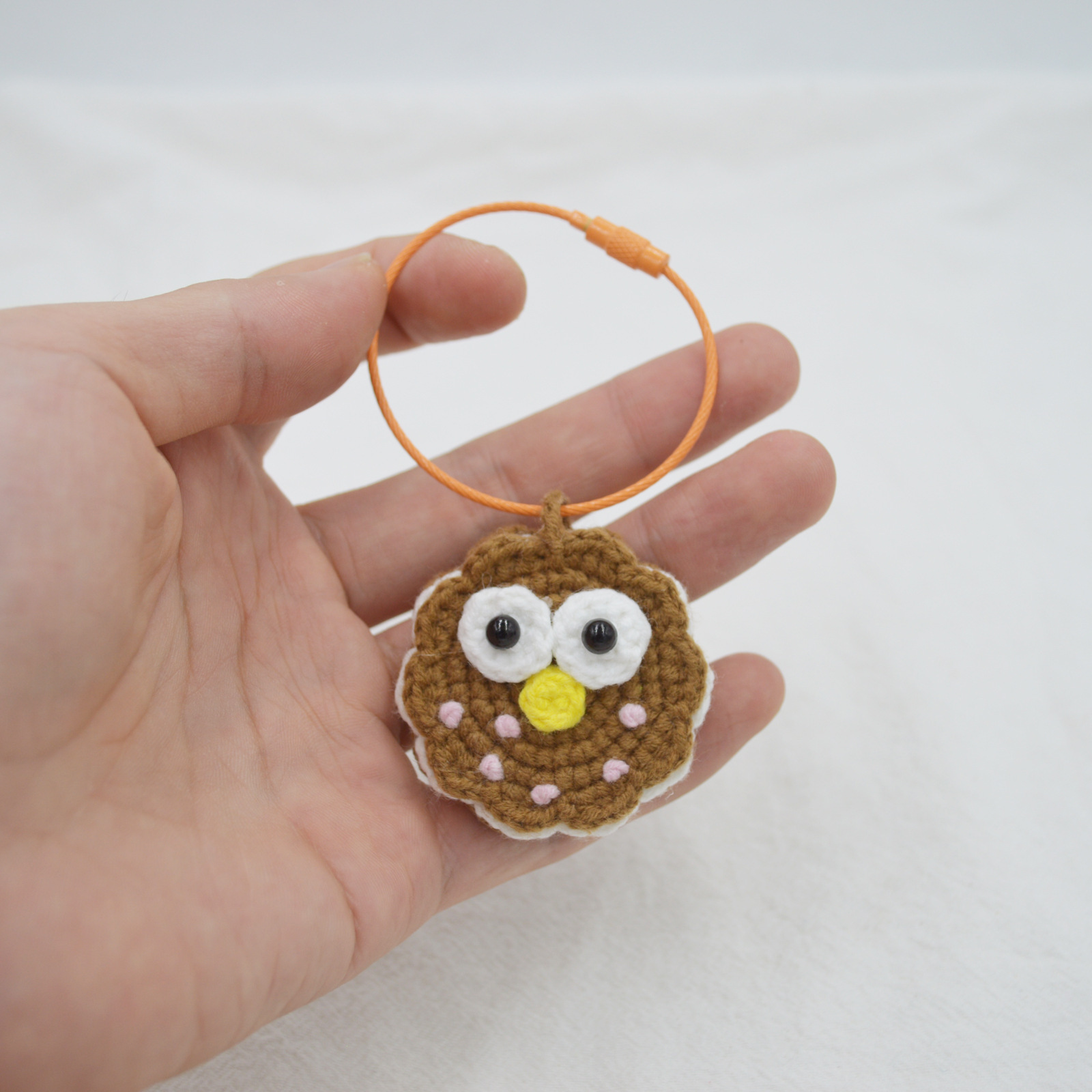 Khaki biscuits (orange button)