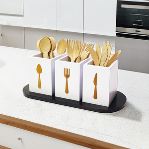 Tre Bạc <span class=keywords><strong>Caddy</strong></span> đồ dùng chủ tổ chức nhà bếp đồ dùng <span class=keywords><strong>Caddy</strong></span> cho bộ đồ ăn - Product Image 2