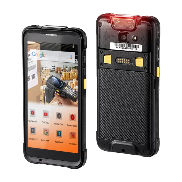 5.5 pollici pda android 10.0 4g palmare wireless industriale mobile portables pda phone data collector 5000mAh rfid scanner