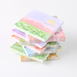 TTX免费样品上市纸品固定套装彩色页面便签纸胶垫索引定制便签