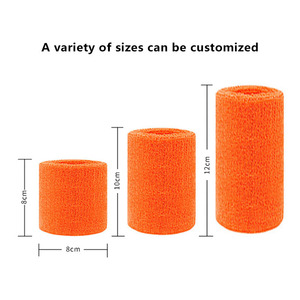 סיטונאי לוגו מותאם אישית כותנה אלסטי בד כדורסל כדורגל טניס ספורט wristbands - Product Image 5