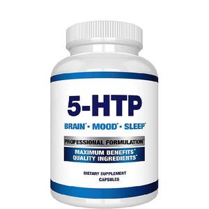 Hot Sales 5-HTP <strong>Capsules</strong> Plus Serotonin Synthesizers and Cofactor B6 for Improved Serotonin Conversion - Product Image 1