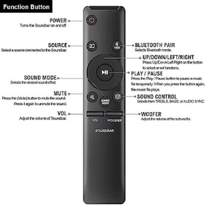 AH59-02767A telecomando universale per Samsung Soundbar Soundbar telecomando Controller Home Theater Surround