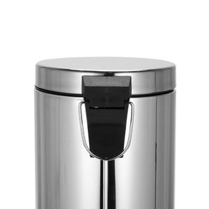 3L/5L/8L/12L/20L/30L <span class=keywords><strong>SS</strong></span> פח אשפה עגול מתגלגל כיסוי פח אשפה דוושת סל נירוסטה אשפה יכול