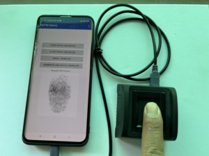 Android Windows Linux OS Software Integration Biometrie FBI-zertifizierter USB-Finger abdrucks canner - Product Image 4