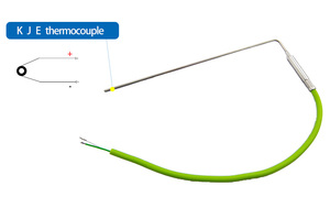 K-tipo <span class=keywords><strong>sensor</strong></span> de temperatura do par termoelétrico 0-650 °C da elevada precisão com diâmetro de 1mm/2mm/3mm