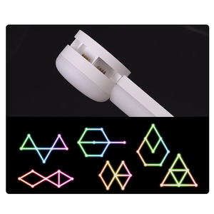 WIFI LED สมาร์ทโคมไฟติดผนัง Creative ตกแต่ง RGB บรรยากาศโคมไฟ LED จังหวะเกมตกแต่งห้อง RGB สมาร์ท Light บาร์ - Product Image 4