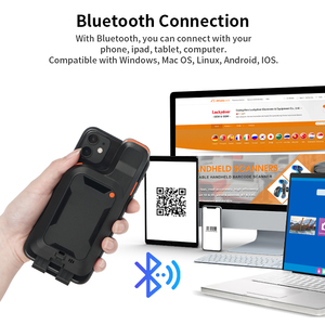 Luckydoor K-22 Mobile Phone 1D 2D Back Clip <strong>Pda</strong> <strong>Android</strong> <strong>Qr</strong> <strong>Code</strong> Small Barcode <strong>Scanner</strong> Display - Product Image 4