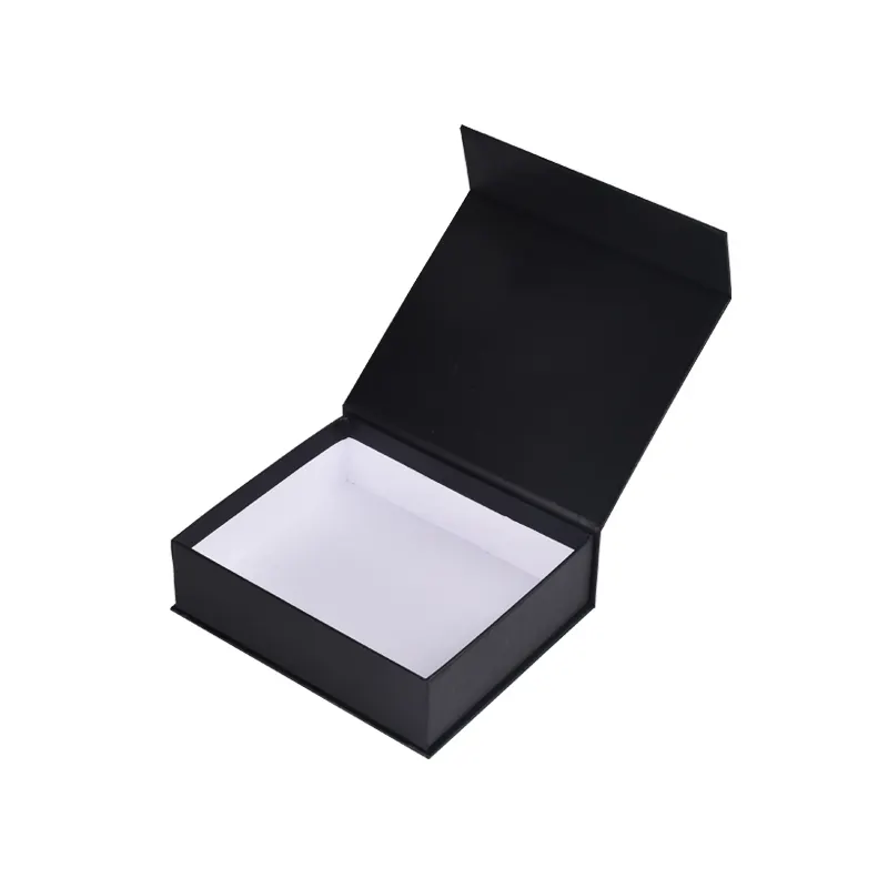 Caixa de embalagem de papel dobrável magnética personalizada, caixa de presente de luxo dobrável com fechamento de ímã