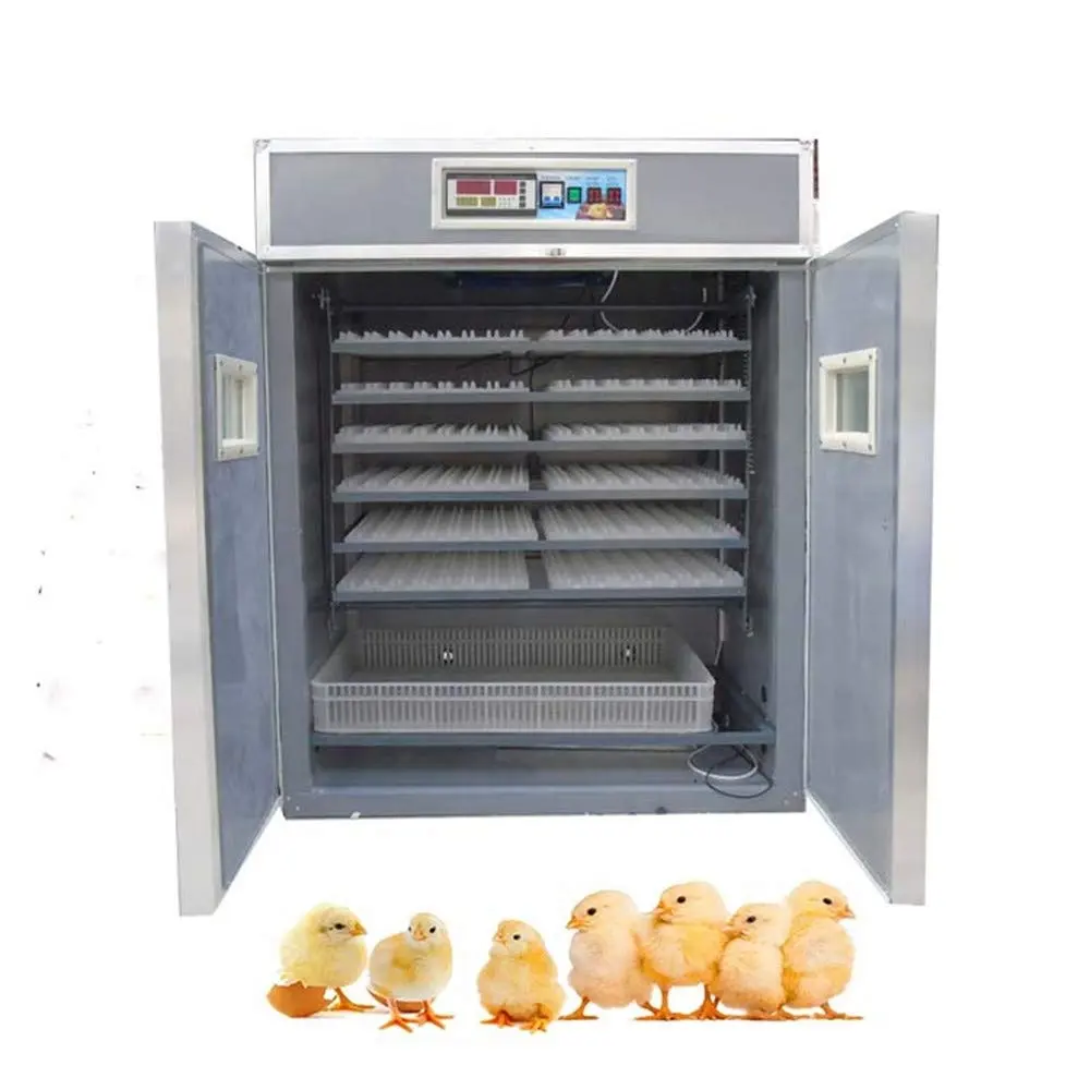 Anpassbare Schwänze Ei Inkubator Huhn zum Verkauf Hot-Selling-Modell Digital Voll automatischer Hühnerei-Inkubator für 1000 Eier