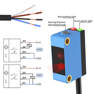 GTRIC Photocell <strong>Sensor</strong> Black <strong>object</strong> <strong>detection</strong> Distance 30cm NPN PNP diffuse reflection BGS Optical photoelectric <strong>sensors</strong> switch
