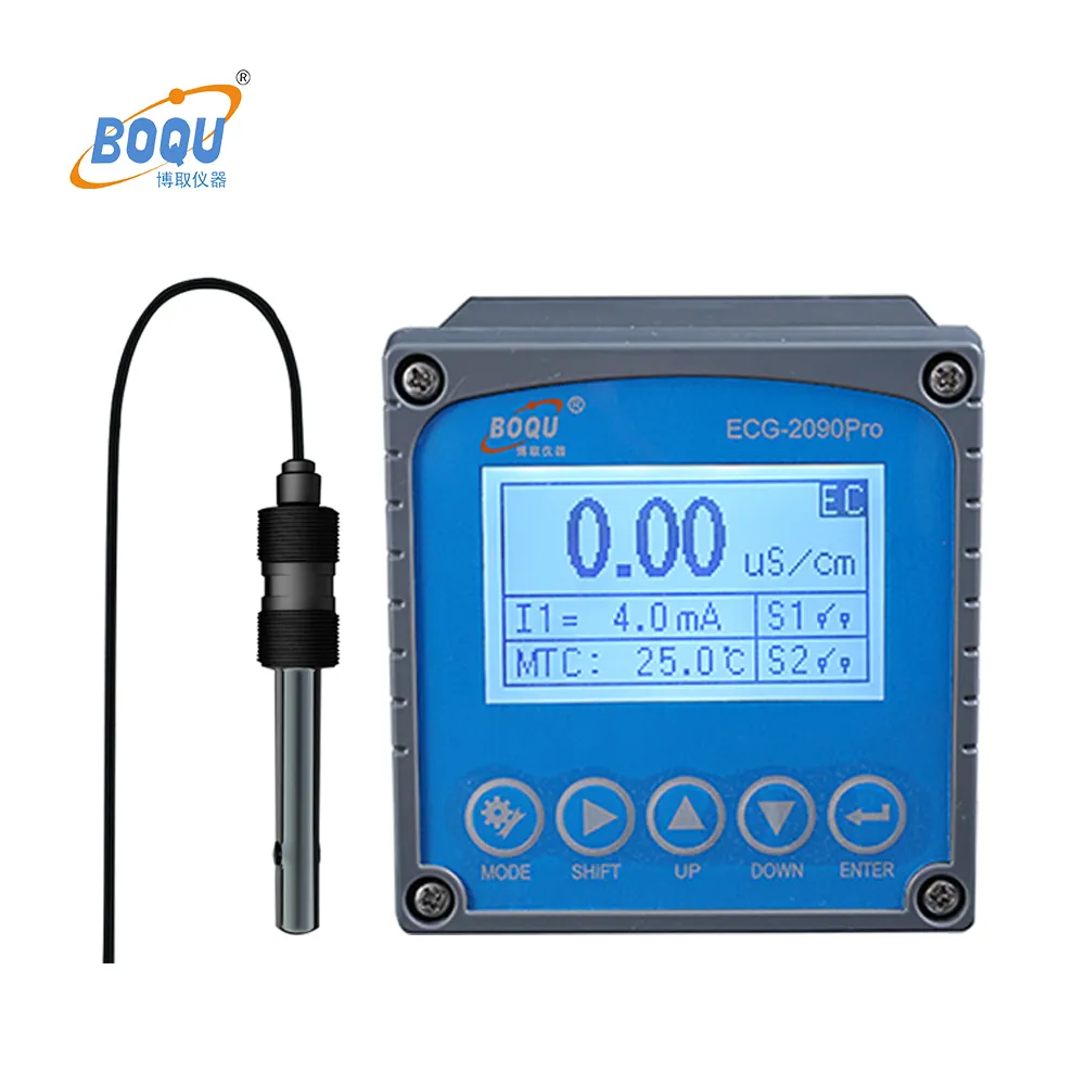 Instrumento de medición de conductividad eléctrica industrial, medidor de agua, ECG-2090pro en línea