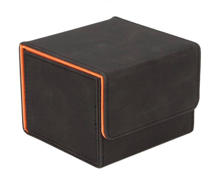 Denim black and orange