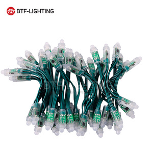 2022 Bestseller WS2811 12mm IP68 Diffuses digitales RGB-LED-Pixel licht Individuell adressierbares rundes LED-Pixel modul