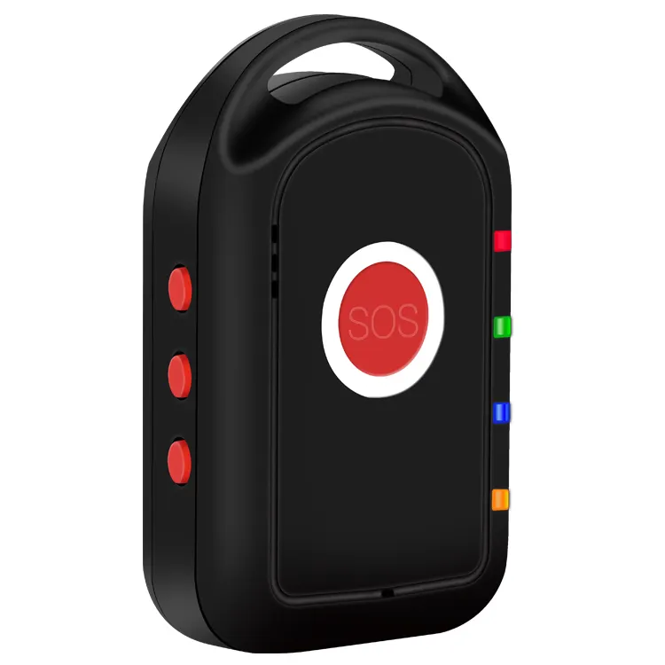 Produttore gps tracker, piccolo inseguitore dei gps con un grande tasto sos, gps tracker con mini altoparlante del telefono
