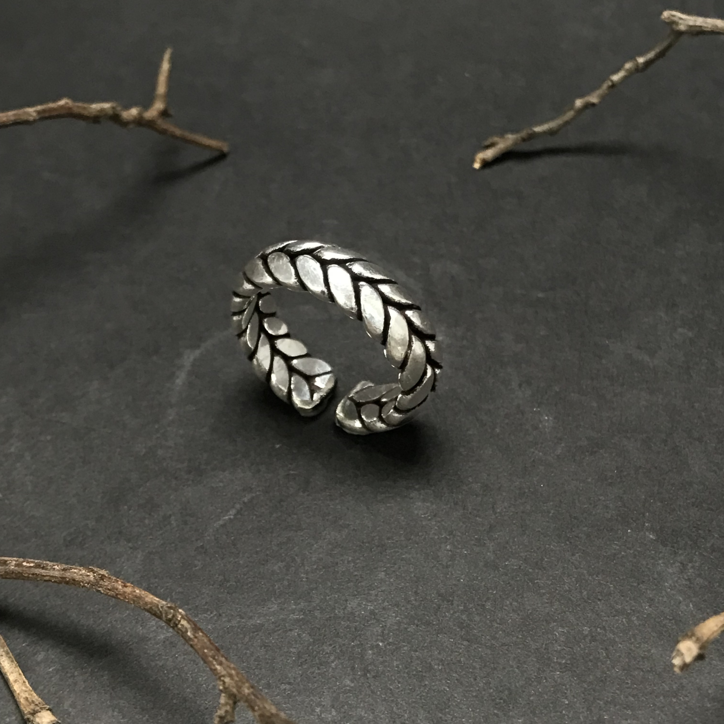 Oxidized Sterling Silver