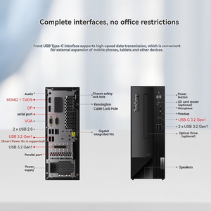 Lenovo S500 ThinkCentre Neo I5-13400 16G 512G 7.4L <strong>System</strong> <strong>Unit</strong> Desktop Pc Set Gaming Ddr3 Ram 16gb Case Gamer I7 <strong>Computer</strong>