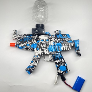 Stokta 2023 yeni elektrikli plastik makine tabanca oyuncak tabanca boy blaster MP5 oyuncak silah manuel ve otomatik 2-In-1 - Product Image 2